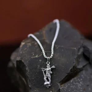 Hanuman Ji Pendant with Gada Religious Jewellery for Men and Women